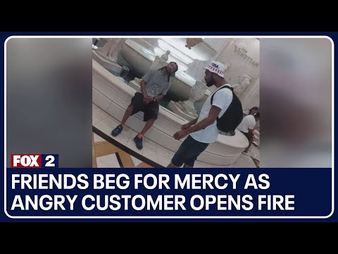 Detroit gas station shooting: Friends beg for mercy as angry customer opens fire