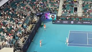 Miami Open 2026 3rd round Sinner/Moutet