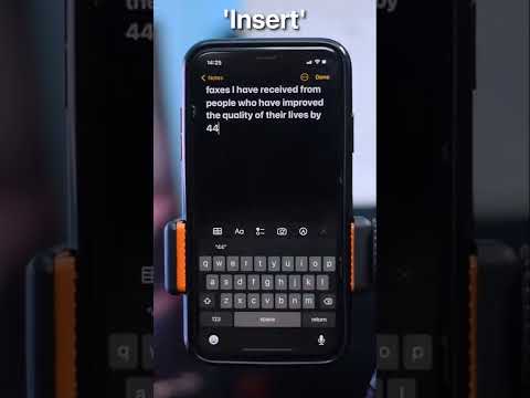 How to scan text into notes on your IPhone