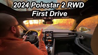 FIRST DRIVE: 2024 Polestar 2 RWD by The Ioniq Guy 2,332 views 3 months ago 6 minutes, 30 seconds