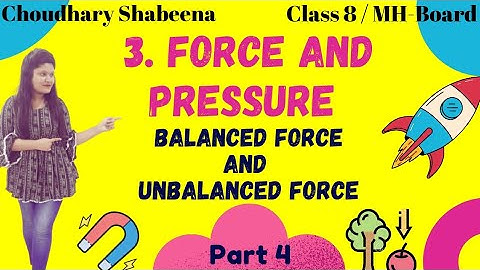 Force and Pressure | Part 4 | Chapter 3 | Class 8