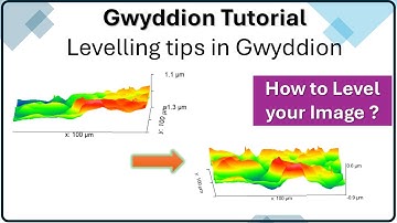 How to level your data image: Gwyddion for AFM Part 2