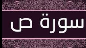 سورة ص للقارئ محمد سايد
