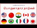 Top 10 biggest Economies countries in the World 2019 - 2020 | Tamil Zhi | Ravi