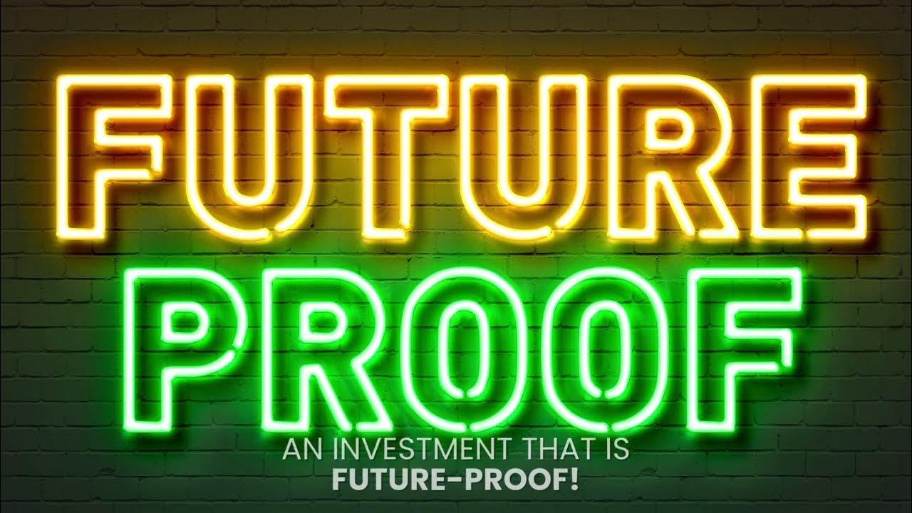 Futures sign. Future proof. future sign. welcome to the future.