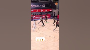 Alley-Oop quá đẹp của bộ đôi ngoại binh Cantho Catfish #shorts