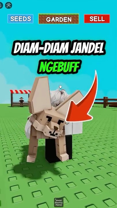 Fennec Fox di Buff ! Beli Pet / Sheckles IG @bang.noob #roblox #growagarden #gag #shorts