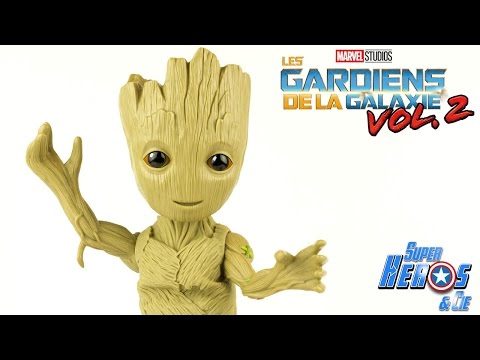 Les Gardiens de la Galaxie 2 Baby Groot Figurine Interactive Marvel Jouet  Toy Review Disney Hasbro - Vidéo Dailymotion