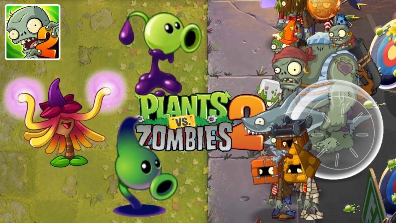 Plants vs Zombies 2 #1 | LANZAGUISANTES SOMBRIO Y PRINGOSO | Gameplay ...