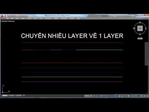 Chuyển nhiều layer về 1 layer trong cad