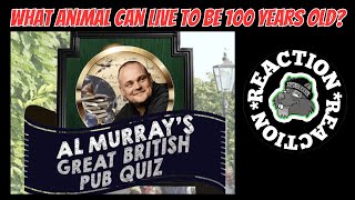 American Reacts to What Animal Can Live To Be 100 Years Old? | Al Murray&#39;s Great British Pub Quiz