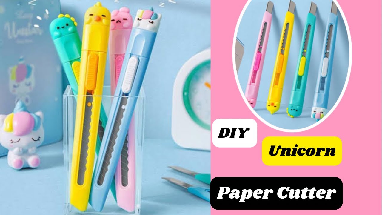 DIY Cute Paper Cutter / How to Make Mini Paper Knife / Easy Paper