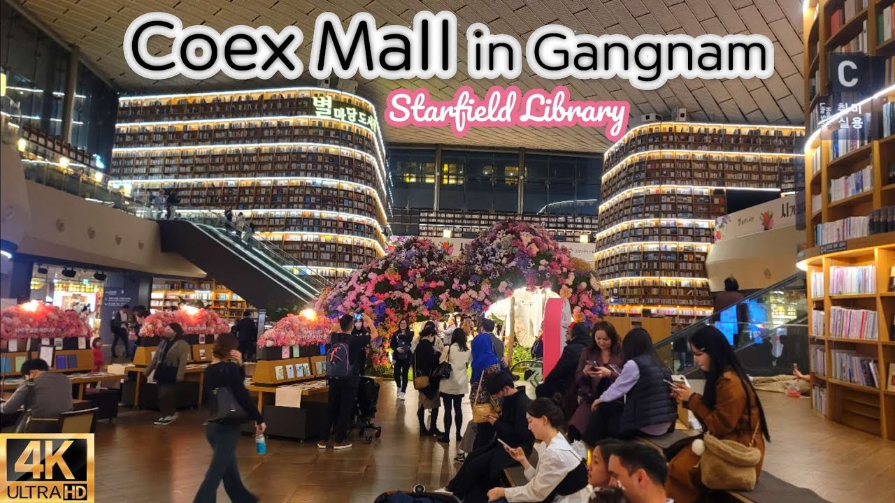 SEOUL KOREA Explore Starfield Coex Mall In Gangnam SEOUL KOREA Explore Starfield Coex Mall In Gangnam