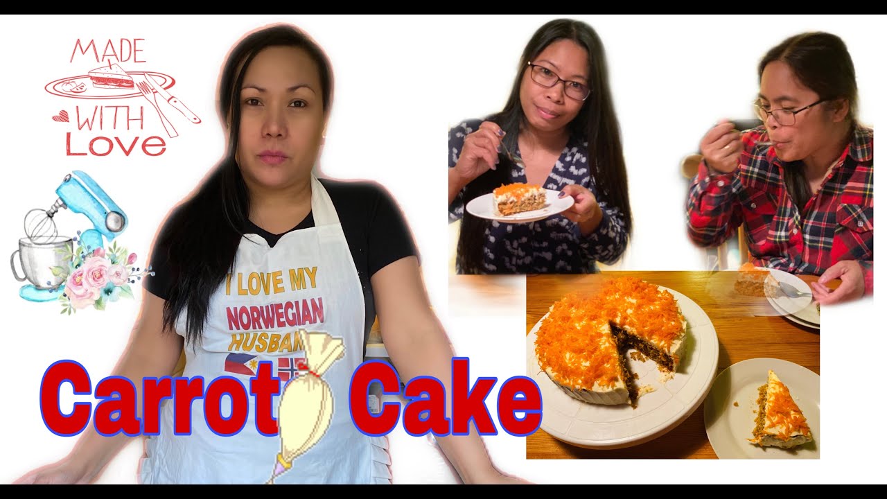 Easy Way to Bake Moist Carrots Cake With Malunggay Twist - YouTube