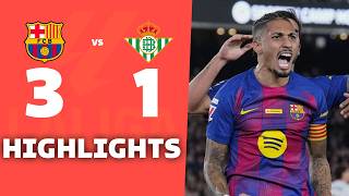 BARCELONA vs REAL BETIS (3-1) | RESUMEN y GOLES | La Liga 2026