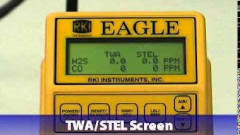 RKI Eagle TWA/STEL Screen Video