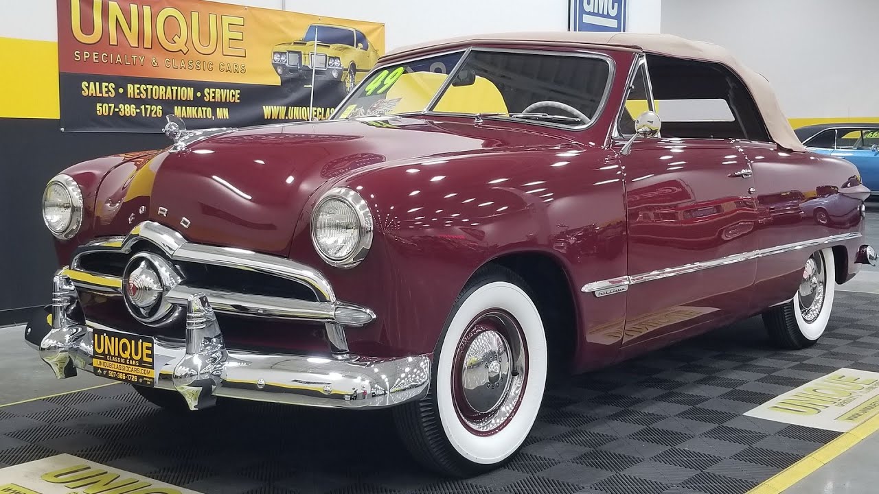 1949 Ford Custom Convertible | For Sale $34,900 - YouTube