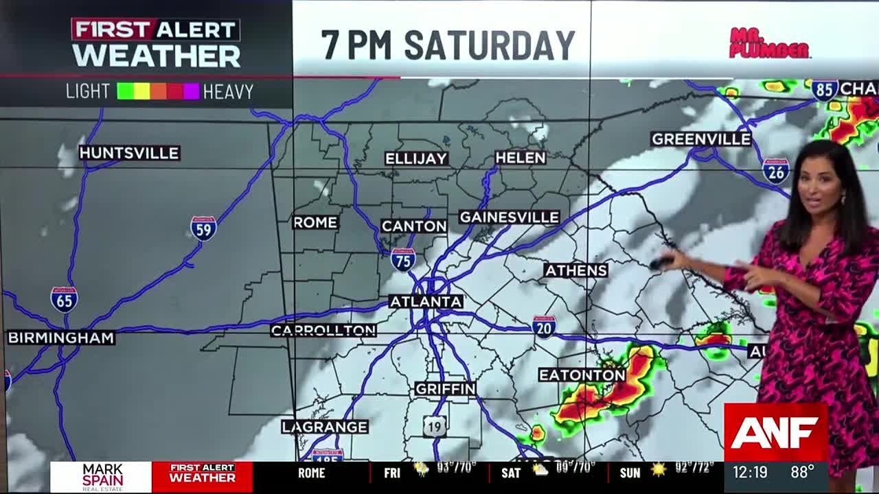 First Alert: Hot today with spotty afternoon and evening storms - YouTube