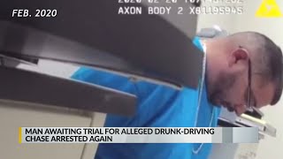 Man awaiting trial for alleged drunk driving chase arrested again Profile