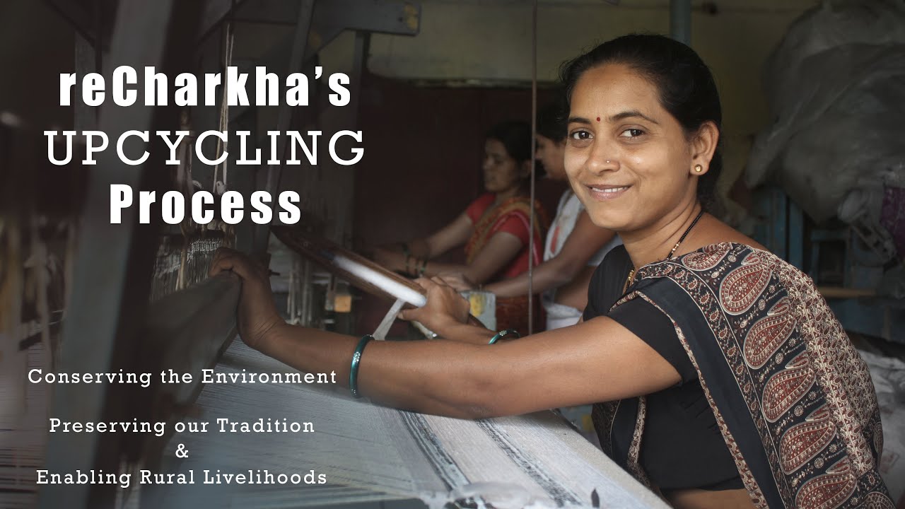 reCharkha - The EcoSocial Tribe - 1 minute Process Video | UPCYCLED | HANDWOVEN | WASTE PLASTIC