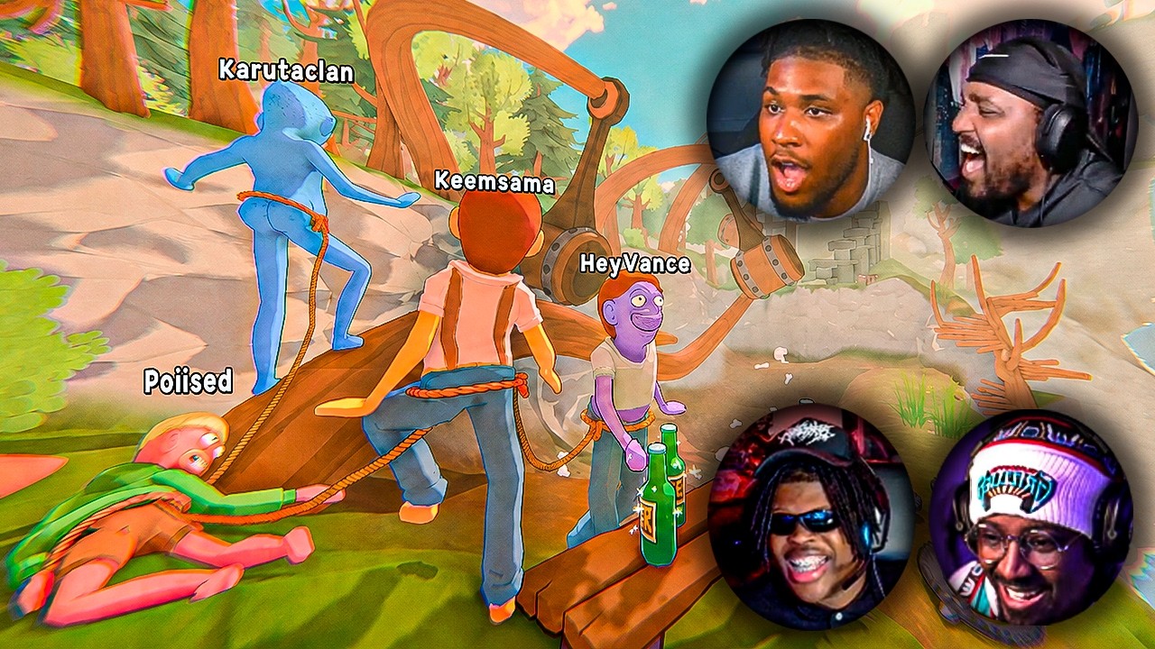 Baby steps + Peak + Chained Together = A SUPER FUNNY GAME