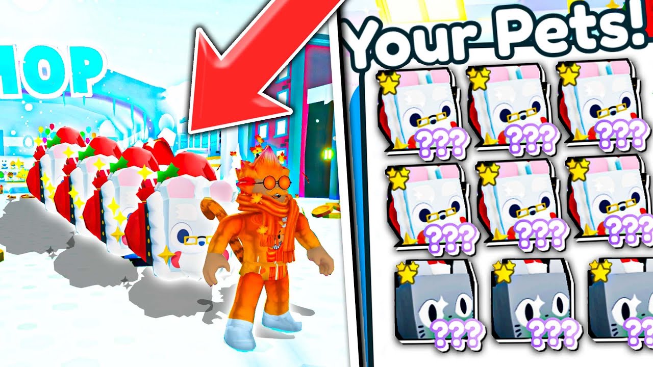 ZROBIŁEM NAJWIĘKSZY TEAM HUGE SANTA PAWS W PET SIMULATOR X! YouTube