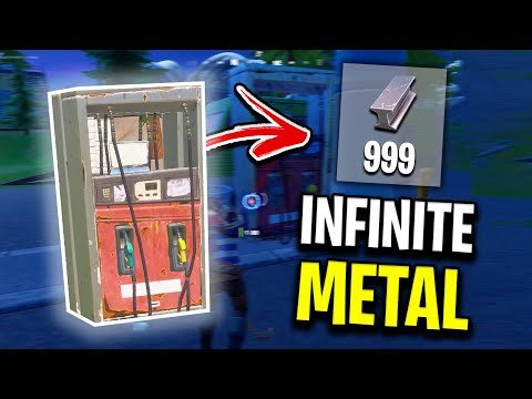 This Gas Station Pump Gives You INFINITE Metal! (FIX THIS) - Fortnite Battle Royale