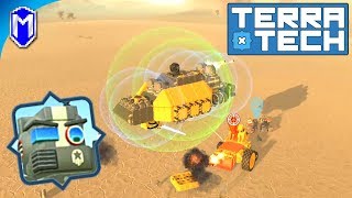 TerraTech - Building A Broadside Hovercraft, A Floating Boat - Let's Play/Gameplay