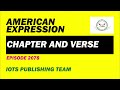 American expression e2078 chapter and verse