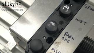 Sticky RX Refinishing Solutions Maserati GranTurismo Center Console Surround Buttons - Laser Etch