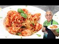 Shrimp Linguine with Tomato Sauce