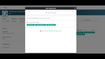 Collaborating on service requests in BMC Digital Workplace 19.02