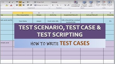 04: How to write Test Scenarios,Test Cases and Test case scripting - with example