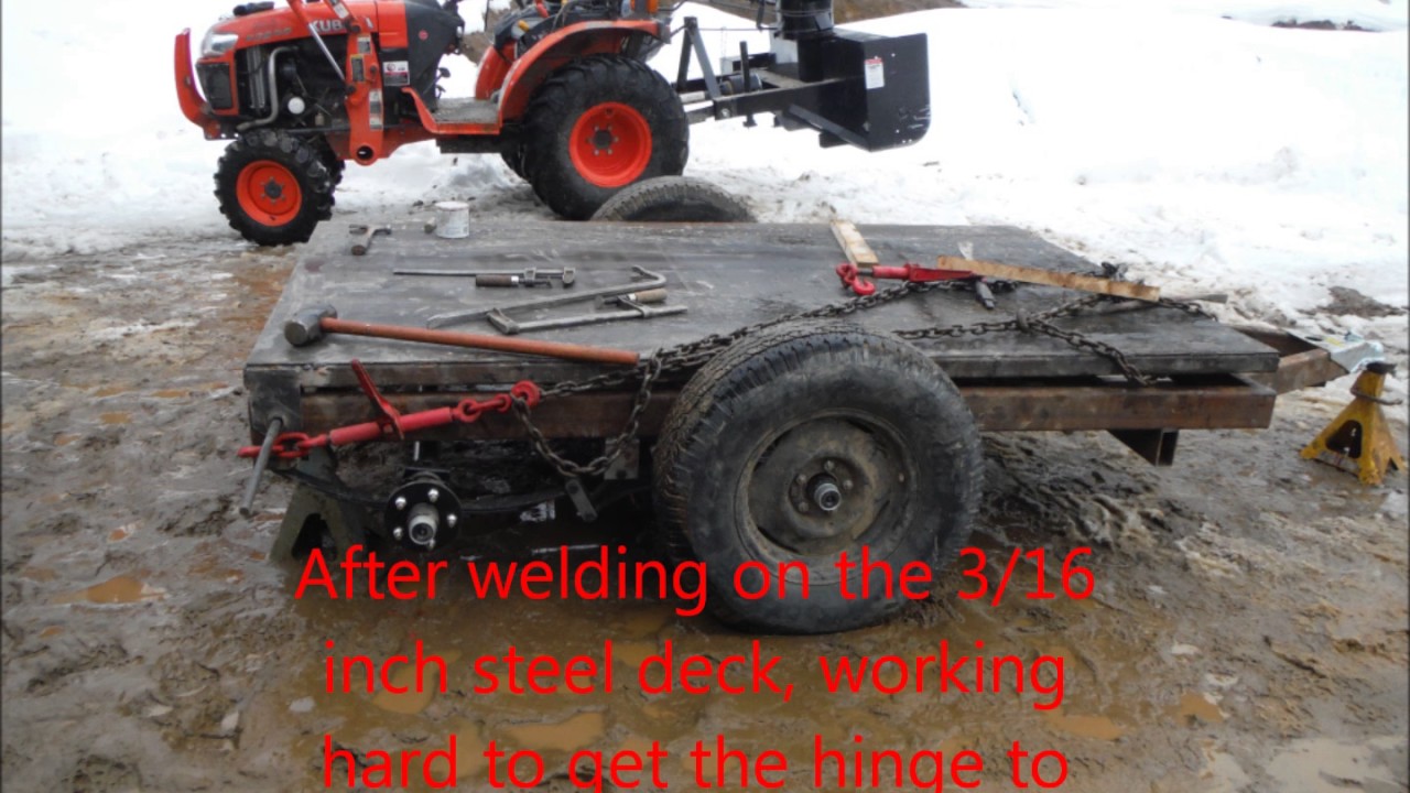 Homemade Tandem Axle Dumper YouTube