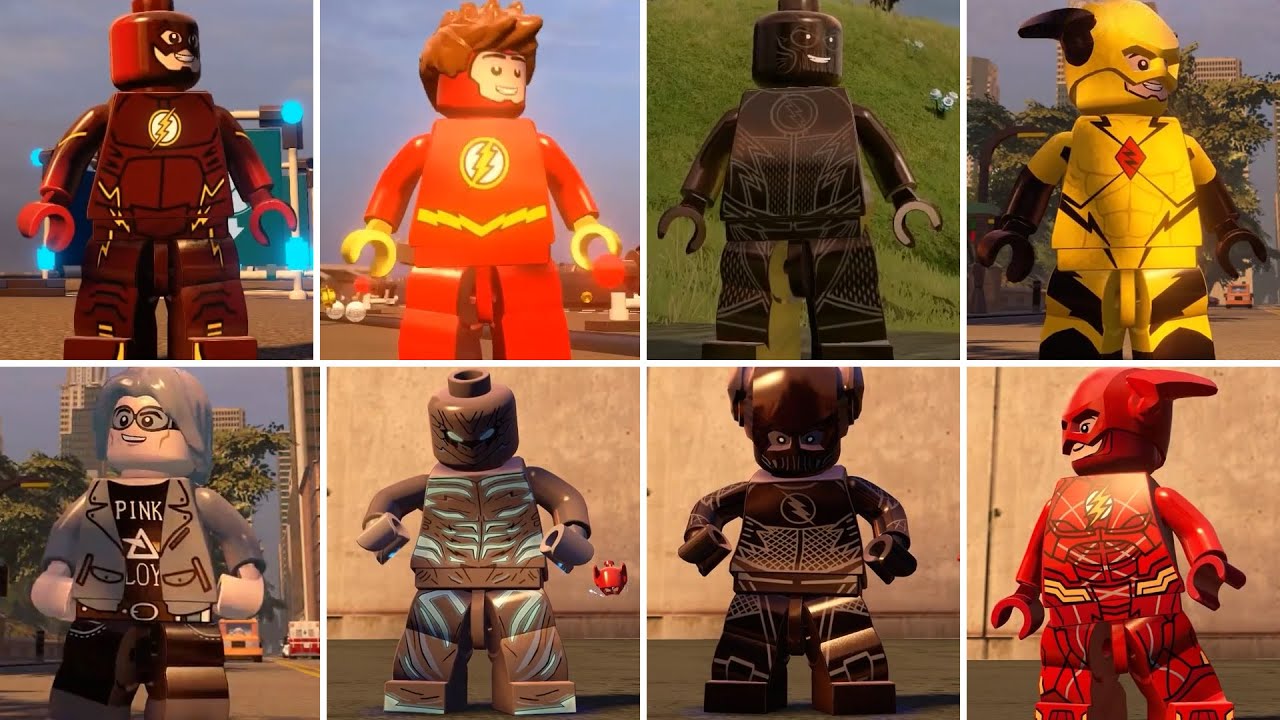 Lego Marvel&#39;s Avengers - All The Flash Characters Compilation