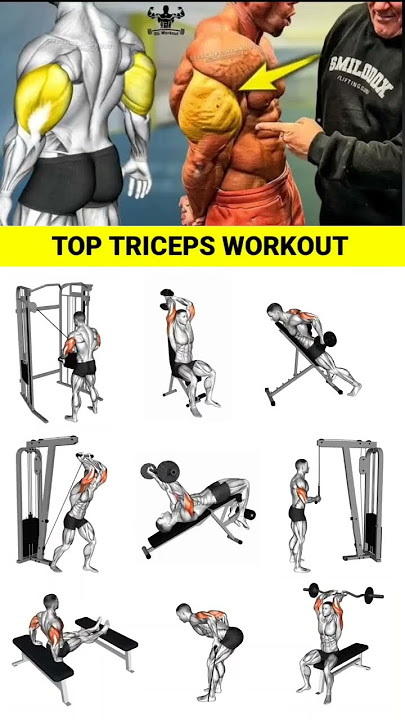 Best Triceps Workout At Gym| #skj #shorts #viralvideo #explorepage