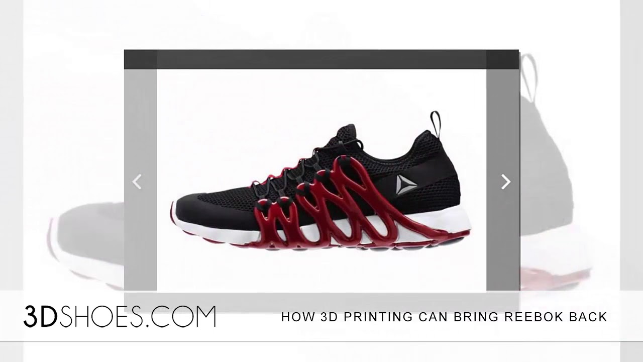 reebok 3d printing