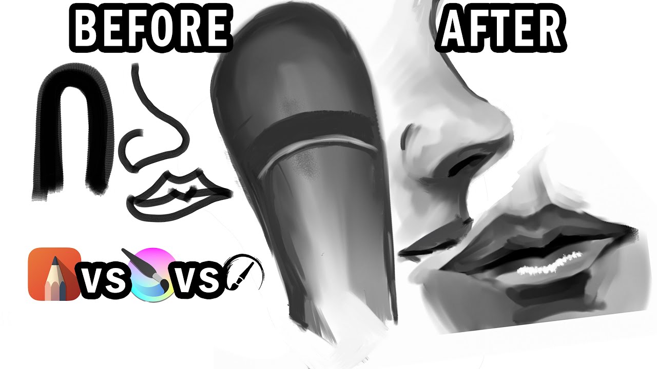 HOW to get AMAZING ART using these TOOLS KRITA vs SKETCHBOOK vs