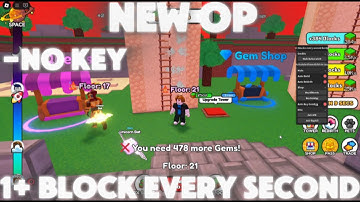 [NEW] +1 Blocks Every Second OP Script | Auto Build, Rebirth, Hatch