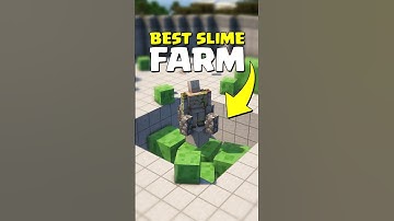 Minecraft Tutorial | Best Slime Farm! 🤯 #shorts #minecraft