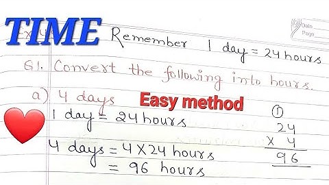 TIME || Convert days into hours || #diamondtricksandvlogs