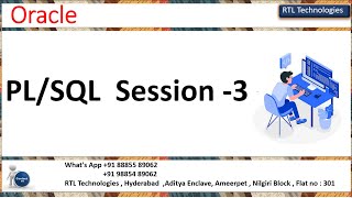 Oracle Cloud | Oracle | SQL | PL/SQL Developer | Beginner's | Expert Level | Interview Questions