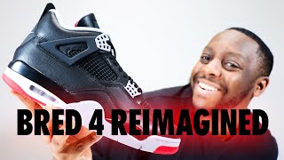 Air Jordan 4 Bred Reimagined On Foot Sneaker Review QuickSchopes 650 Schopes FV5029 006