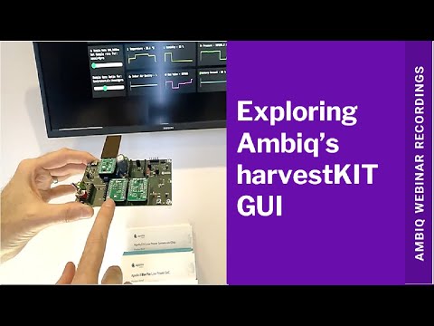 Exploring Ambiq’s harvestKIT GUI