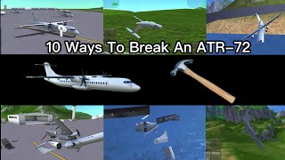 10 Ways To Break An ATR72 | Turboprop Flight Simulator