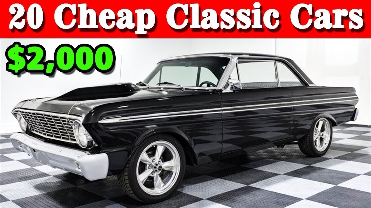 Unique Cheap Daily Drivers: 20 Classic Cars For Sale Under $40,000
