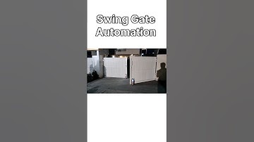 Swing Gate Automation 👍 #video #gate #automation #shorts #short #electrician #home