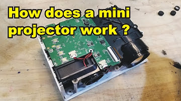 how does a mini projector work | teardown and disassembly | what inside ?