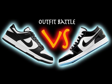Panda Dunks VS Air Jordan 1 Low (Outfit Comparison - which looks better?)