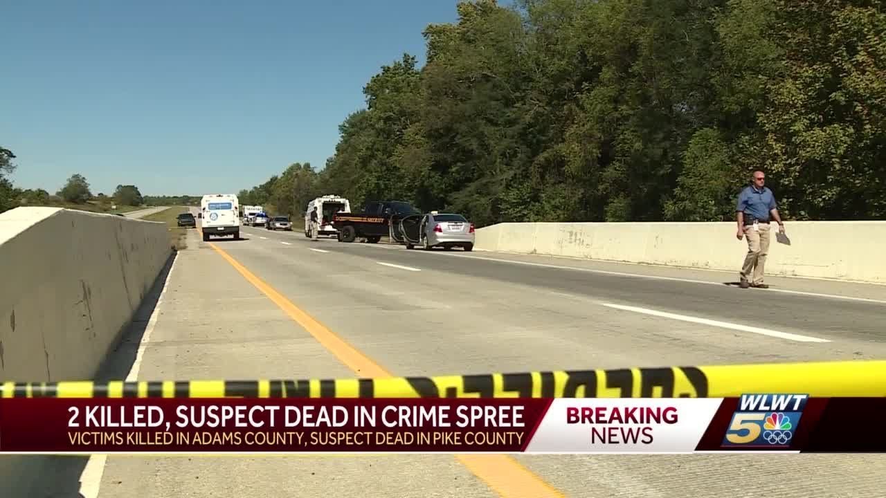 Three people are now dead following a crime spree that spread across three ...